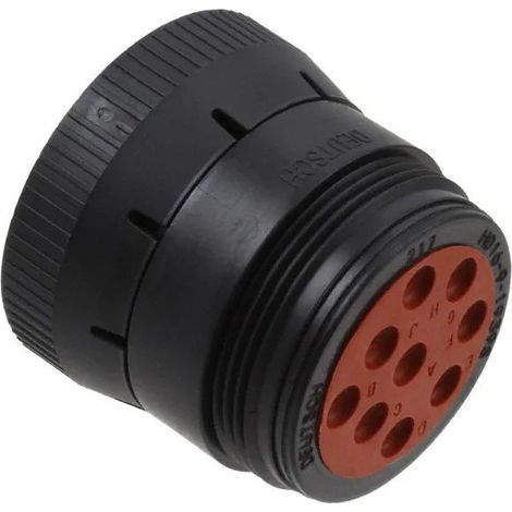 Connettore serie HD10 porta femmina 9 vie