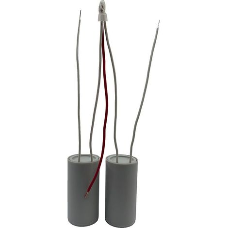 Ducati Energia – Condensateur permanent double capacité 2µF / 4µF 475V – Spécial moteur VMC – Durée de vie 10 000 heures – Assemblage 2 condensateurs (1/3)