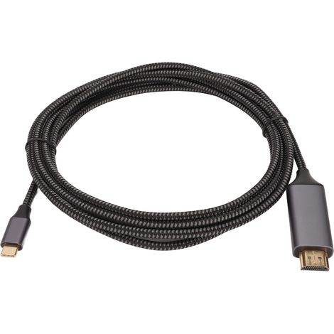 Câble USB-C vers HDMI 4K 60Hz, 2m pour Galaxy S22, XPS, MacBook et téléphones Android (1/5)