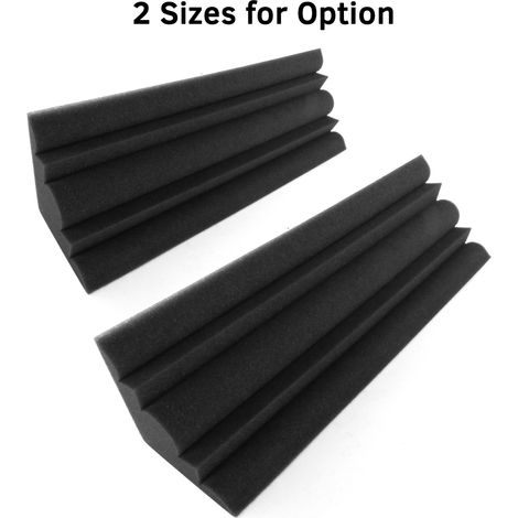 panneaux de mousse acoustique haute densité (48 x 12 x 12 cm) pour une isolation phonique optimale et une réduction des basses. Isolation phonique et résistance au feu. Idéal pour home studio et home (1/2)
