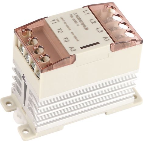 Halbleiterrelais (SSR) 90–250 V AC Eingang auf 24–380 V AC Ausgang, Zubehör für Haussteuerung TSR 25AA S 25A (1/5)