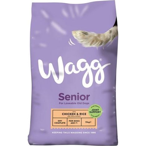 Wagg Complete Senior with Chicken and Rice - PK 1 - 18420 (1/2)