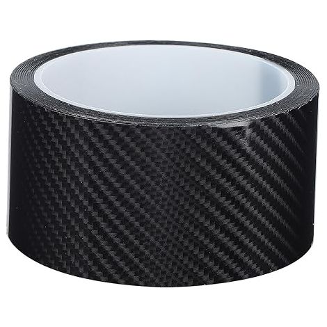 Tiras de fibra de carbono antiarañazos, película protectora, fibra de carbono seca, cinta adhesiva para detalles de fibra de carbono, adhesivo de vinilo, adhesivo protector para molduras de puertas (1/4)