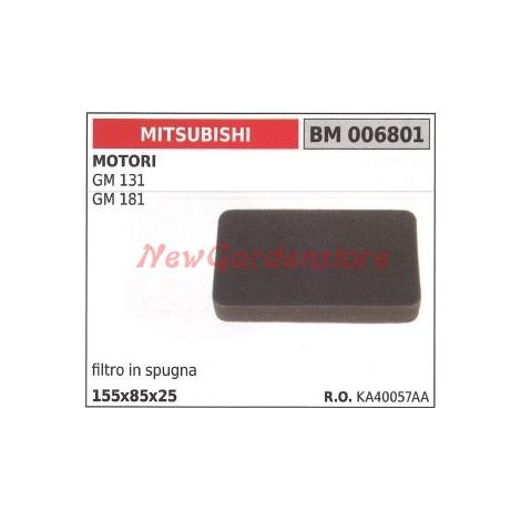 Luftfilter MITSUBISHI 2-Takt-Motor Freischneider Heckenschere GM131 006801