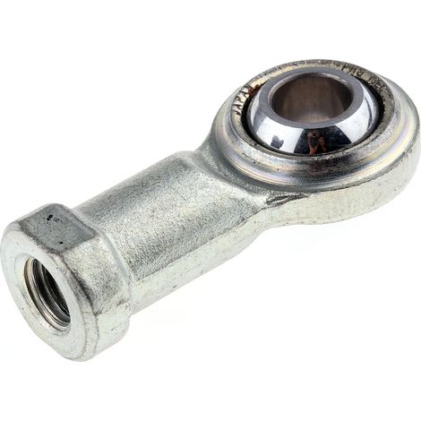 Embout à rotule RS PRO, Femelle, alésage 10mm, longueur 56mm, en Acier ( Prix pour 1 ) (1/2)