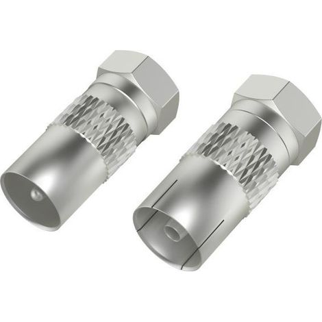 Decodificador hama 00205315 conversión coaxial antena 2 piezas