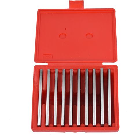 Lot de 10 cales parallèles en acier réglables, précision 0,0005, taille 1/8 pouce, bloc de réglage de précision pour machines-outils (1/5)