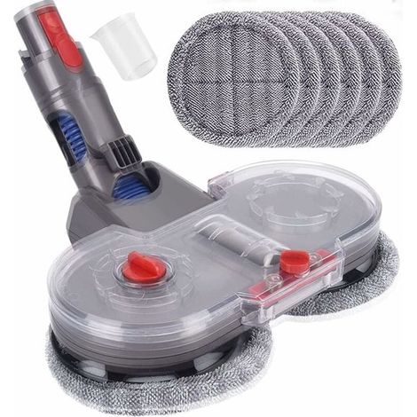 Apto para Dyson V7 V8 V10 V11 V15. Escoba eléctrica de repuesto: limpieza profunda con 1 depósito de agua y 6 paños incluidos (1/5)