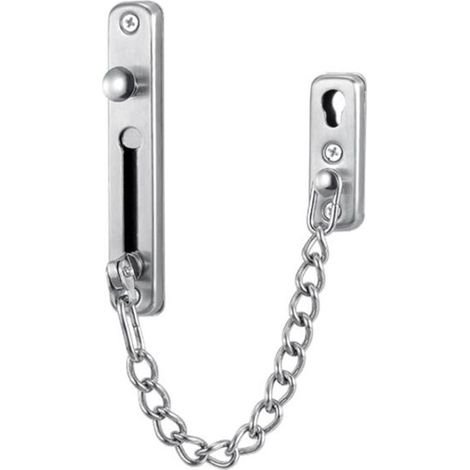 Sicherheitskette für Türen – Kette aus Edelstahl 304 – Für Innentüren in Wohnhäusern und Hotels – 1 Stück (1/5)