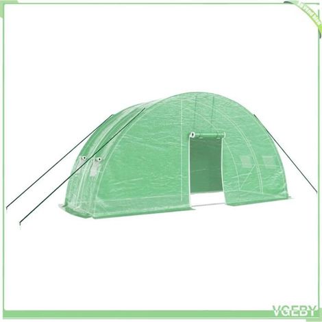 Serre - FAFEICY - 364089 - 12 m² (6x2x2,85 m) - Cadre acier galvanisé - Bâche PE anti-UV (1/5)