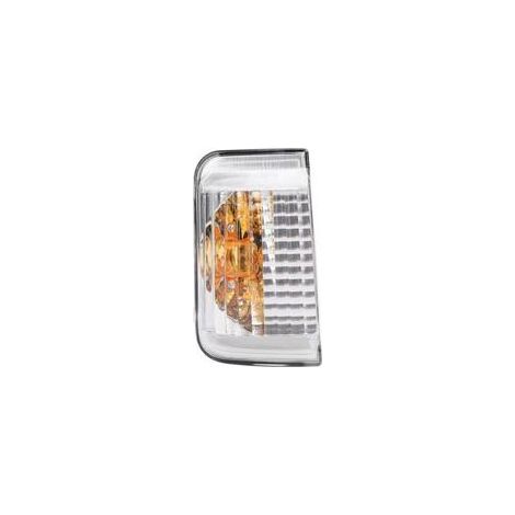Feu de rétroviseur latéral gauche pour Fiat Ducato (2006–2024) – boîtier clignotant avec lentille en polycarbonate transparent, référence 6325H0 (1/5)