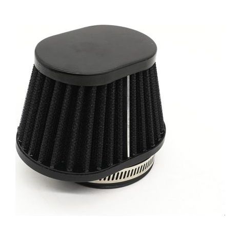 Filtre à Air Conique d'Admission Haute Débit, Accessoire de Modification Moteur Automobile, Filtre d'Air Performant de Remplacement pour Optimiser l'apport d'air du moteur de voiture(Noir,55MM) (1/5)