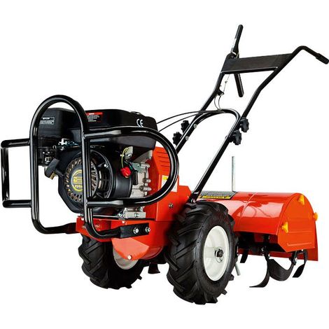 Motoculteur à fraise arrière – Moteur Ducar OHV 4 temps 196 cm3 – Puissance 6.5 Hp – Largeur de travail 700 mm – Profondeur réglable 350 mm – Mecacraft (1/3)