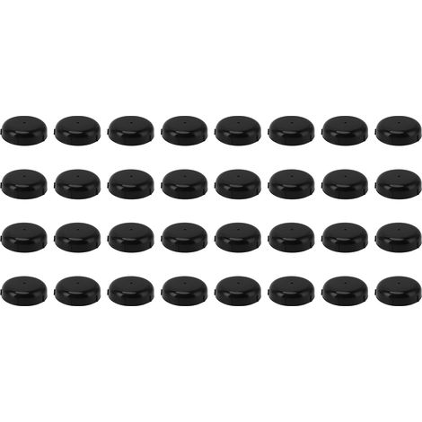 32 pièces patins de meubles en plastique ABS, protège-pieds pour chaises et tables, embouts antidérapants pour maison (1/5)