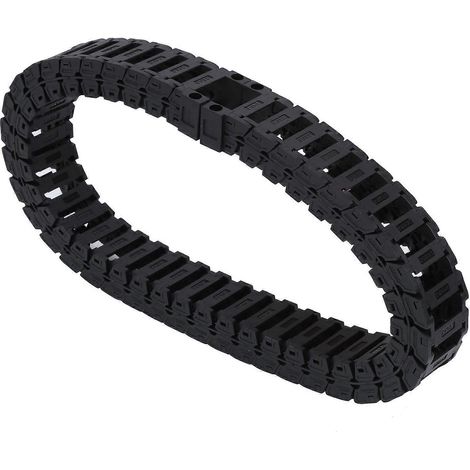 Chaîne porte-câbles en nylon, silencieuse, détachable, S18 x 25, 0,7 mètre