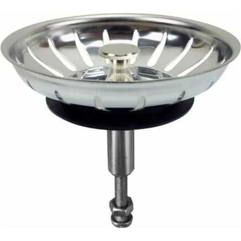 Desagüe para fregadero de cocina de acero con altura ajustable (1/3)