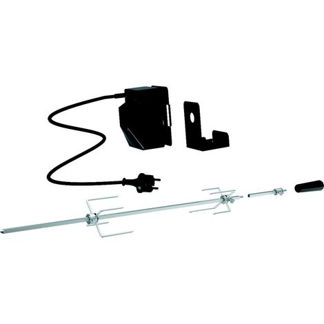 Tepro Universal-Grillspieß Grillspieß mit Edelstahl Drehspiess Set Netzbetrieb (1/5)