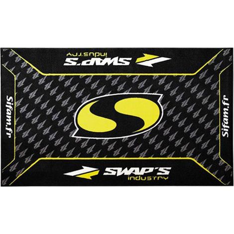 Tapis environnemental FIM Swaps Industry noir gris jaune pour (1/2)