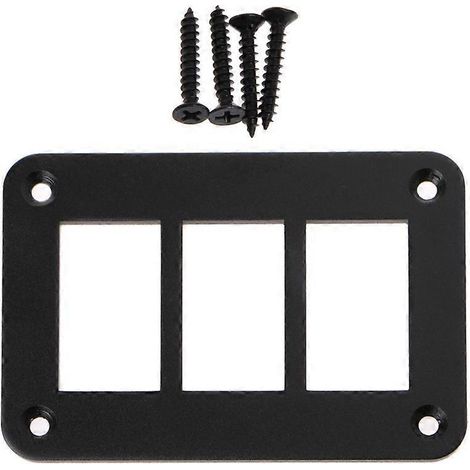 Panneau de supports pour interrupteurs à bascule 2/3/4/6 voies, boîtier de montage pour bateau, voiture, remorque. (1/4)