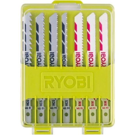 129420 Juego de 10 hojas de sierra de calar Ryobi
