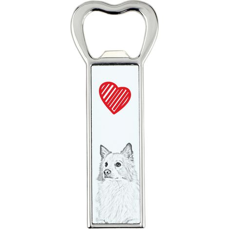 Pastore islandese - apribottiglie con cane, apri frigo personalizzato, regalo unico per uomo di Art-Dog (1/5)