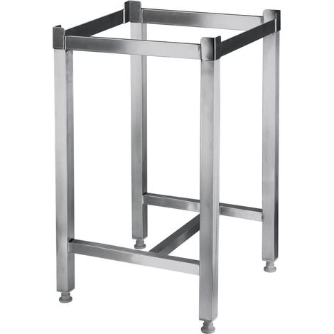 Base de bloque de carnicero de acero inoxidable - Hendi 505670