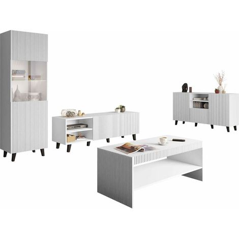 Conjunto de salón Dicto, Blanco