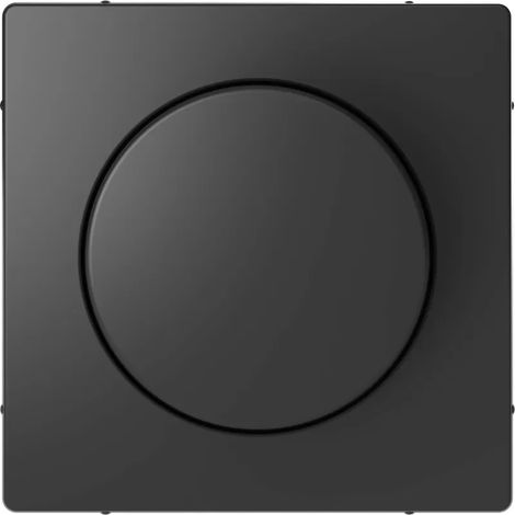 Merten Zentralplatte mit Drehknopf, Anthrazit, System Design MEG5250-6034 (1/2)