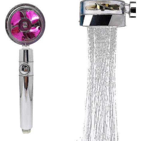 Pommeau de douche rotatif à 360 degrés avec petit ventilateur - Accessoires de salle de bain (1/4)