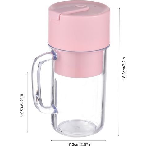 Ortviai Mixeur Portable pour Smoothies 340 ml, 6 Lames en Acier Inoxydable, Rechargeable USB-C, Étanche IP67 (1/4)