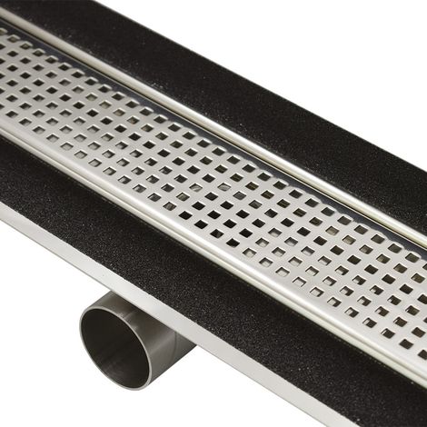 Inox Style Rinnenstempel - quadratisch 1 Rinnenstempel ret. l 785 mm quadratisch 1 Voll-Edelstahl Gravur quadratisch 1