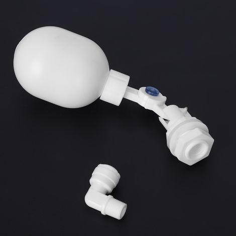 Robinet flotteur réglable en plastique mini pour aquarium système osmose inverse RO DI (1/3)