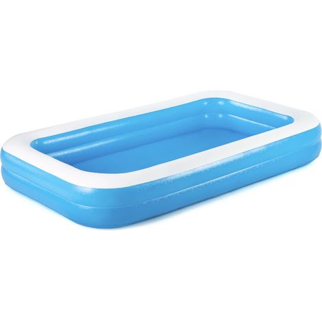Piscina Gonfiabile Family Rettangolare 2 Anelli +3 Anni 305 CMX183X46 6,55 (1/5)