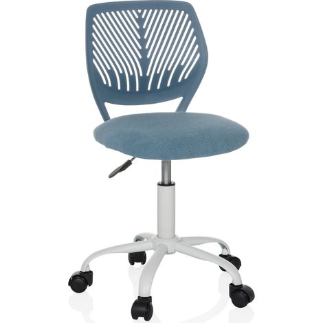 Kinderschreibtischstuhl / Kinderstuhl KID QW Stoff blau hjh OFFICE (1/5)