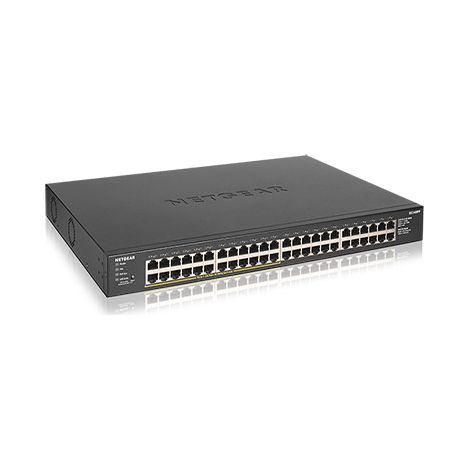 NETGEAR 48-Port Gb unmanaged PoE+ Switch (GS348PP-100EUS) (1/4)