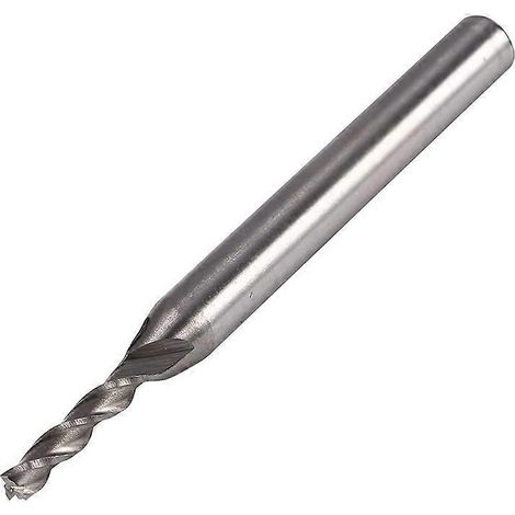 3 mm Durchmesser, 3-schneidiger HSS- und Aluminium-Schaftfräser, CNC-Fräser, verlängert, scharfkantig, robust und langlebig