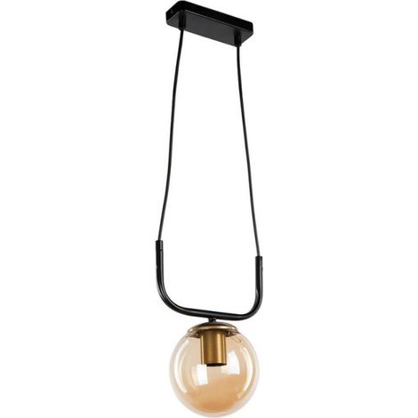 Lámpara de techo de estilo minimalista en negro - Terena ASZ1422 (1/4)