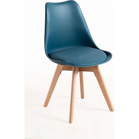 Sillas Comedor - Silla Synk Basic - Azul Petróleo