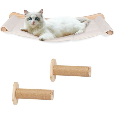 ® Lit mural pour chat,Mur d'escalade pour chats,pour chat et hamac,7.5x53.5x46.5cm (1/5)