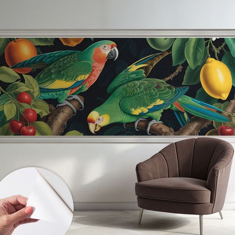 Carta da parati autoadesiva - Fotomurale adesivo - soggiorno moderno - resistente - Avventura tropicale 250x104 cm (1/5)