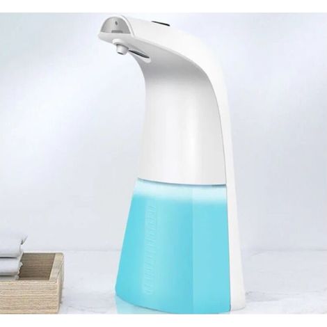 Distributeur Savon Mousse Automatique Distributeur de Savon Liquide avec Capteur Infrarouge pour Salle de Bain Cuisine École Bureau (1/5)