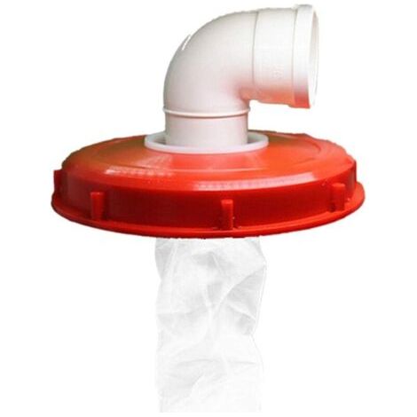 Filtre À Couvercle IBC Accessoires De Réservoir IBC Couvercle De Filtre en Nylon 163mm / 245mm avec Couvercle Supérieur De Baril d'argile De Filtre Net pour Réservoir d'eau De Pluie IBC (1/5)