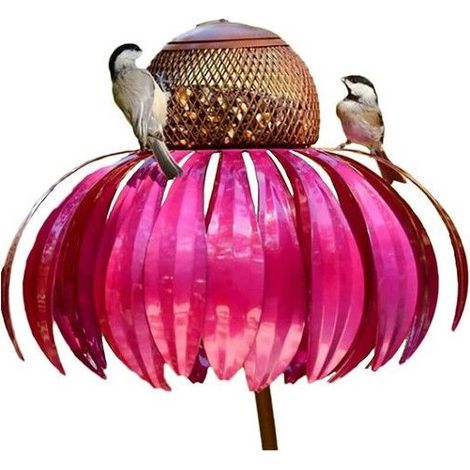 Mangeoire colibri extérieure - Lilaris - Acier inoxydable durable - Facile à assembler - Dimensions: 35,6 cm x 71,1 cm (1/5)
