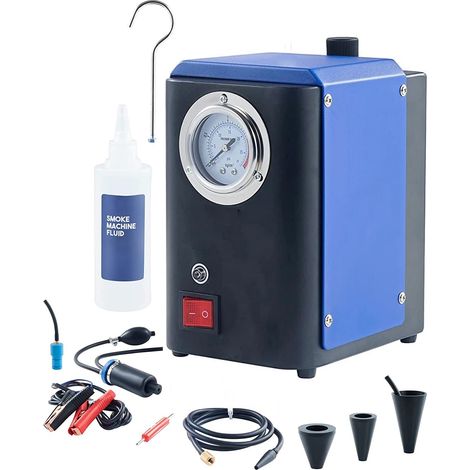 Maquina detector de fugas por HUMO UNIVERSAL para sistema EVAP, escapes, tuberias, tanques, etc localización de fugas de automóviles Probador de fugas de tubería de coche