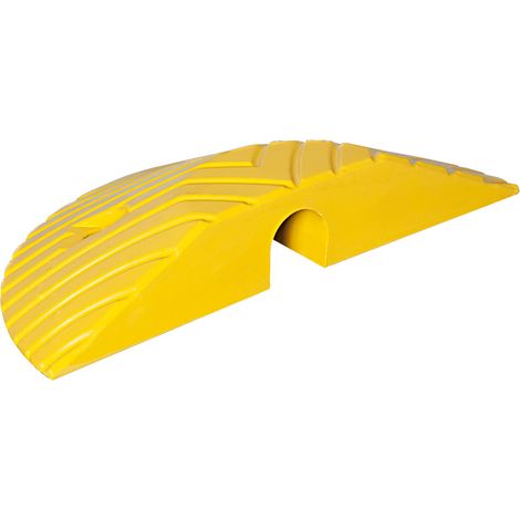 Moravia Fahrbahnschwelle TOPSTOP-10 Abschlusselement gelb 405 x 210 x 70 mm
