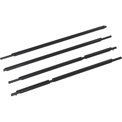 Garnitures de joints de vitre extérieures en caoutchouc 68161 35060 Remplacement pour Toyota 4Runner 2003-2009 Moulures d'étanchéité (1/5)
