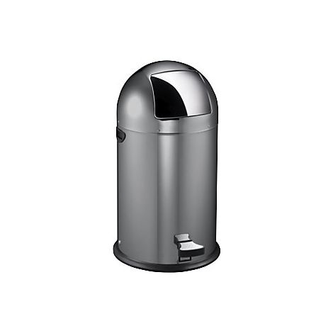 Cubo de basura de trampilla con pedal capacidad 33 l H x Ø (1/4)