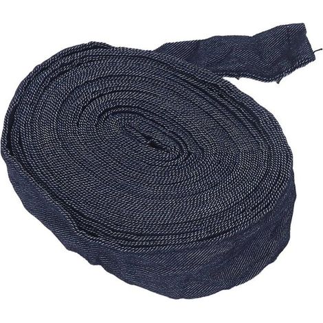 Gaine ignifuge 7.5m pour torche de soudage - Nylon résistant à l'usure - Protection optimale des câbles (1/4)