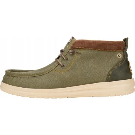 HEYDUDE WALLY MID GRIP R WORKWEAR 41867 42 DUSTY OLIVE (1/5)