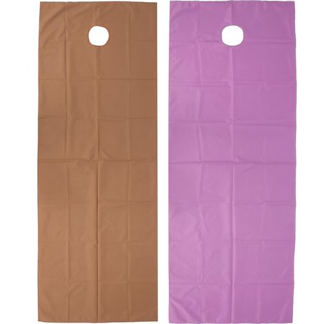 Housse de table de massage imperméable pour salon de beauté (75x200cm, trou d'ouverture, violet café foncé) (1/5)